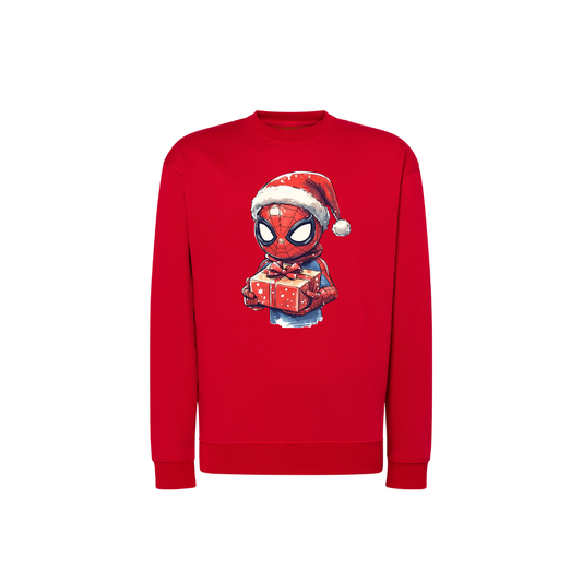 Sweatshirt Estampa De Natal Homem-Aranha