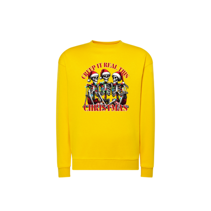 Sweatshirt Estampa De Natal Creep It Real This Christmas