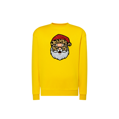 Sweatshirt Estampa Papai Noel Brilhoso