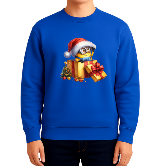 Sweatshirt Estampa De Natal Minions
