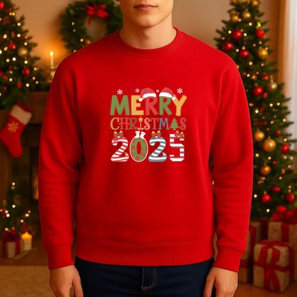 Sweatshirt Merry Christmas Vintage