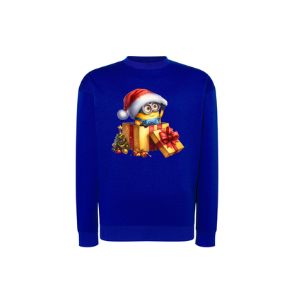 Sweatshirt Estampa De Natal Minions