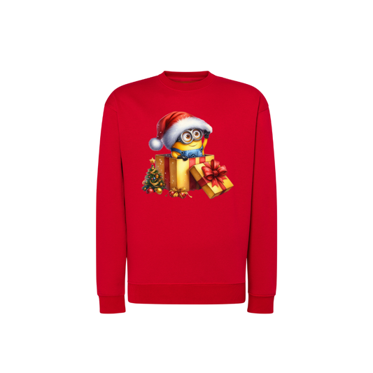 Sweatshirt Estampa De Natal Minions