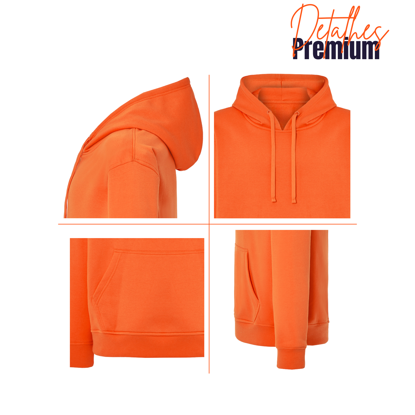 Sweartshirts Com Capuz Unissexo Estampa Costas 25x25cm