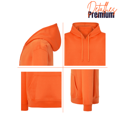 Sweartshirts Com Capuz Unissexo Estampa Costas 25x25cm