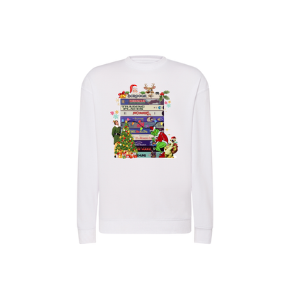Sweatshirt Estampa De Natal Livros