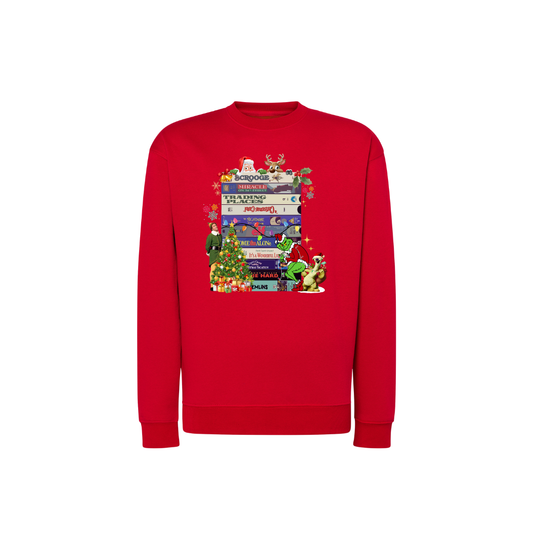 Sweatshirt Estampa De Natal Livros