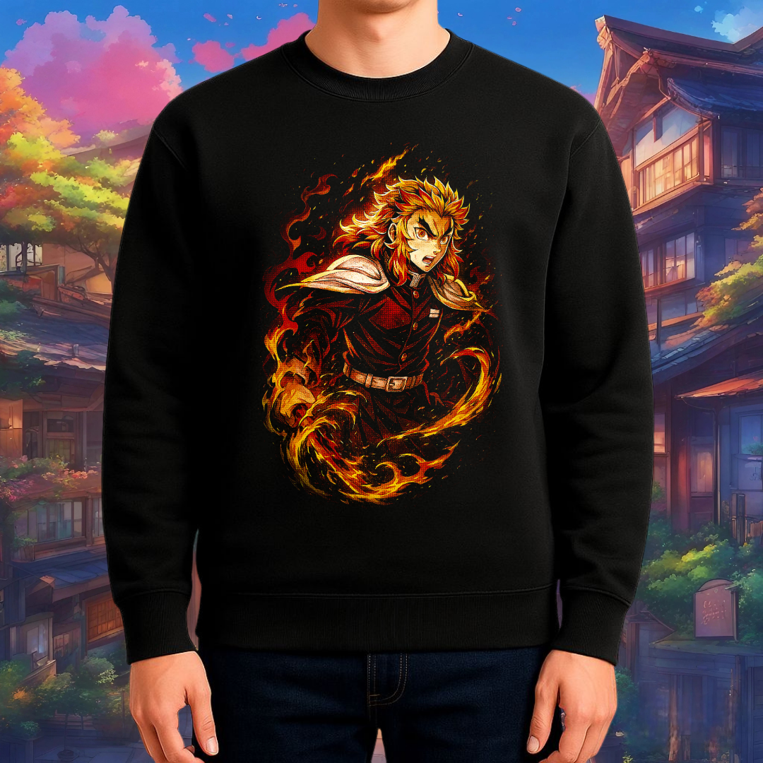 Estampa Anime Kyojuro Rengoku Demon Slayer