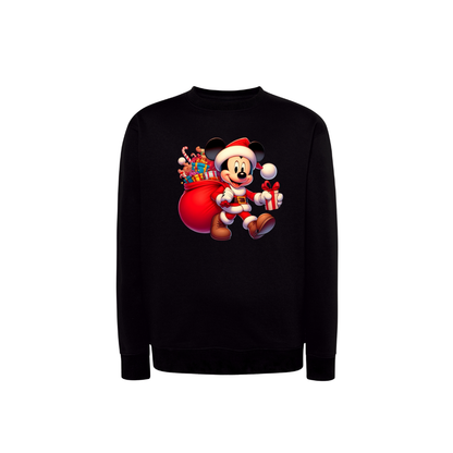 Sweatshirt Estampa De Natal Mickey Mouse