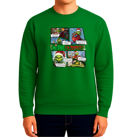 Sweatshirt Estampa De Natal Quadrinhos