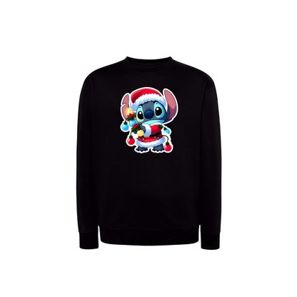 Sweatshirt Estampa De Natal Stitch