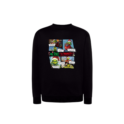 Sweatshirt Estampa De Natal Quadrinhos