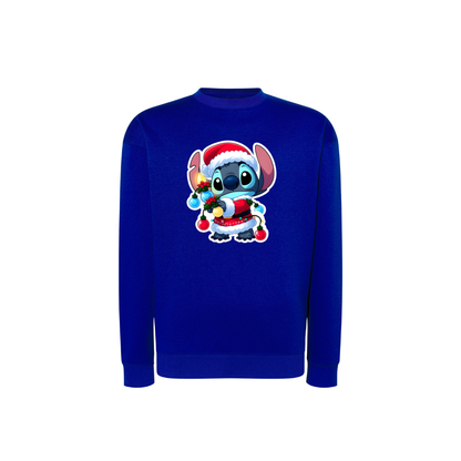 Sweatshirt Estampa De Natal Stitch