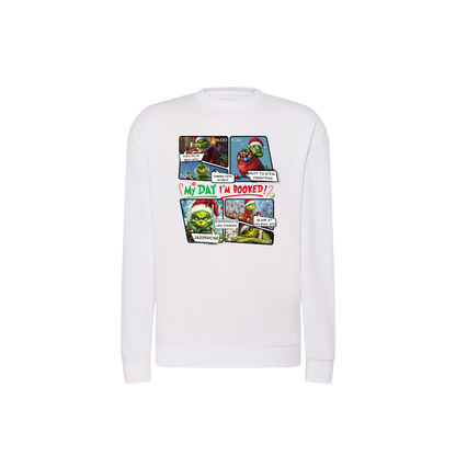 Sweatshirt Estampa De Natal Quadrinhos
