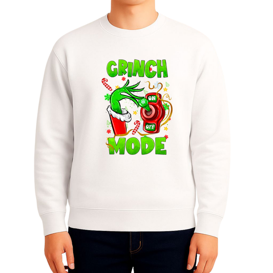 Sweatshirt Estampa De Natal Grinch Mode