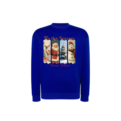 Sweatshirt Estampa De Natal 4 Estações