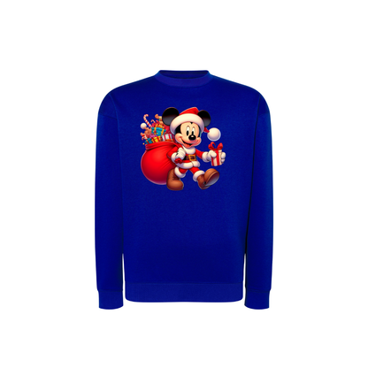 Sweatshirt Estampa De Natal Mickey Mouse