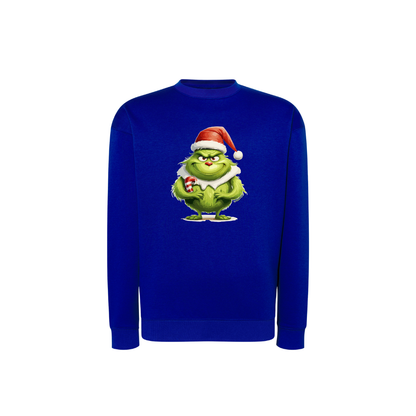 Sweatshirt Estampa De Natal Grinch Pai