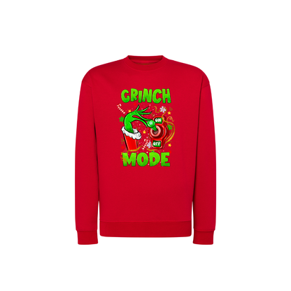 Sweatshirt Estampa De Natal Grinch Mode