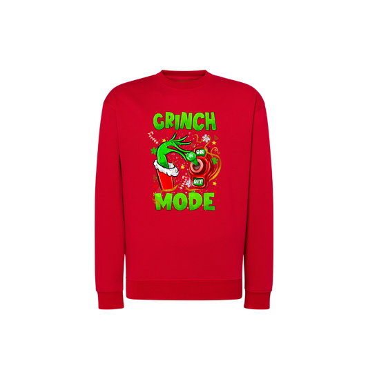 Sweatshirt Estampa De Natal Grinch Mode
