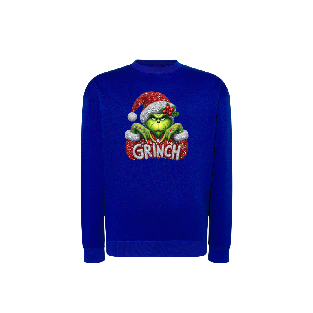 Sweatshirt Estampa De Natal Grinch