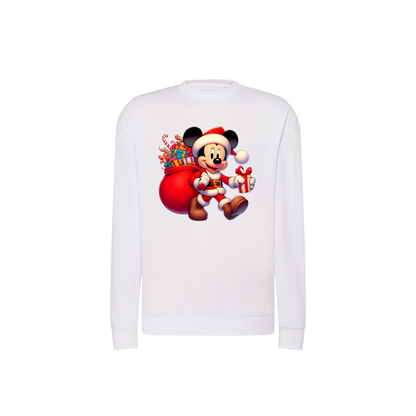 Sweatshirt Estampa De Natal Mickey Mouse