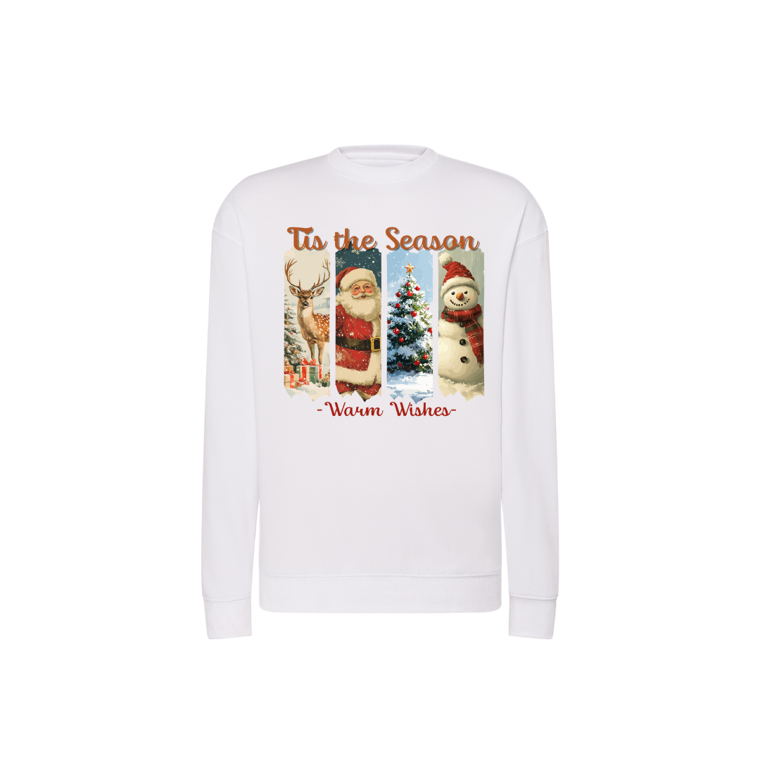 Sweatshirt Estampa De Natal 4 Estações