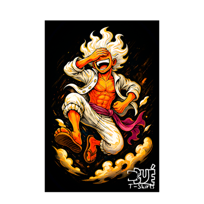 Estampa Anime Luffy Gear Five