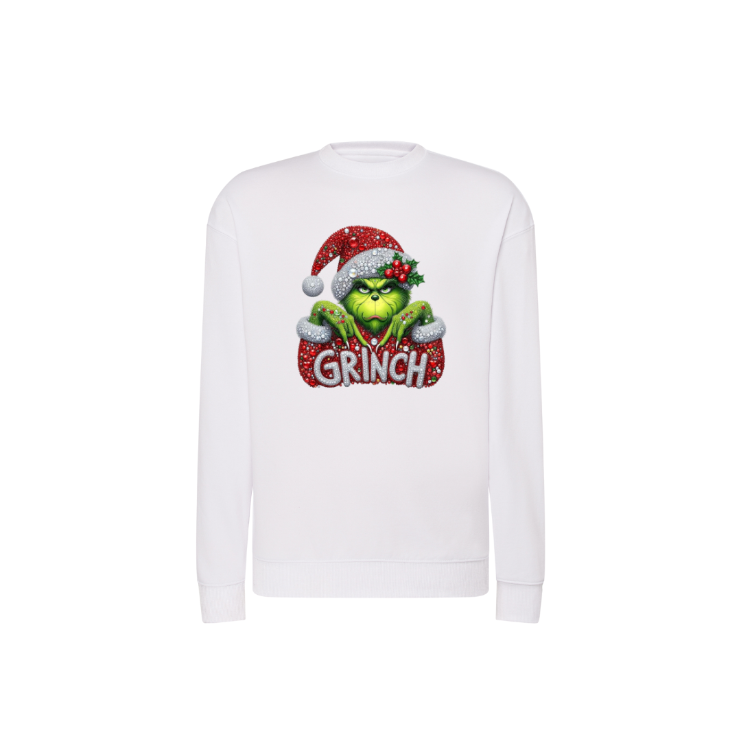 Sweatshirt Estampa De Natal Grinch