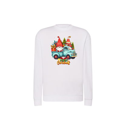 Sweatshirt Estampa De Natal Gnome De Natal Camionete