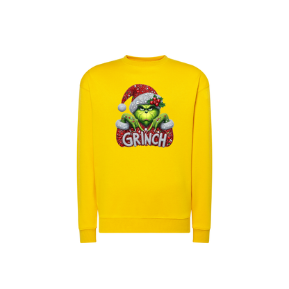 Sweatshirt Estampa De Natal Grinch