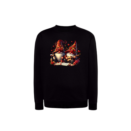 Sweatshirt Estampa De Natal Gnome e Vinhos