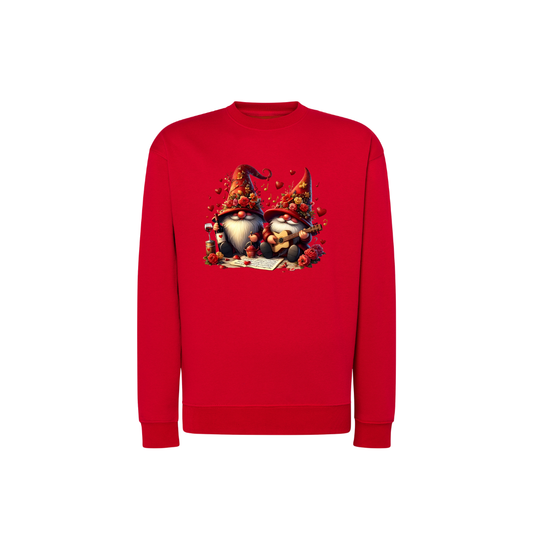 Sweatshirt Estampa De Natal Gnome e Vinhos