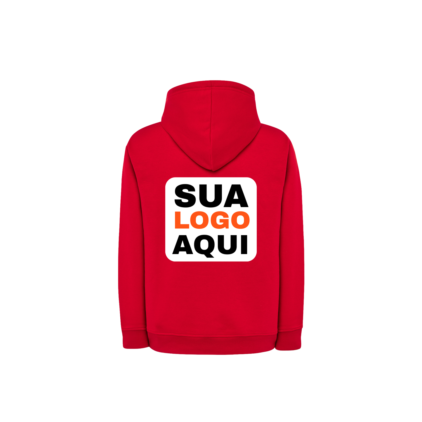 Sweartshirts Com Capuz Unissexo Estampa Costas 25x25cm