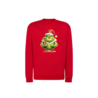 Sweatshirt Estampa De Natal Grinch Pai