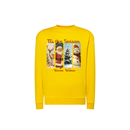 Sweatshirt Estampa De Natal 4 Estações