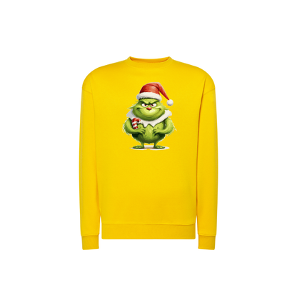 Sweatshirt Estampa De Natal Grinch Pai