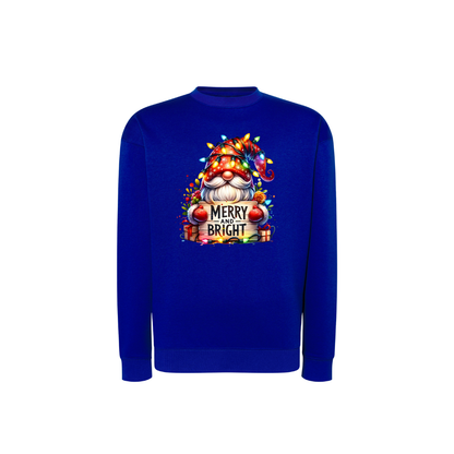 Sweatshirt Estampa De Natal Gnome And Bright