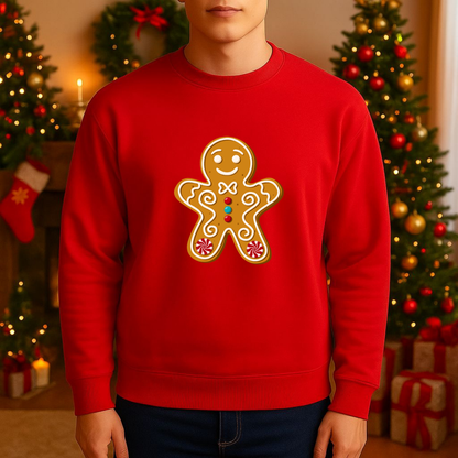 Sweatshirt Estampa Biscoito de Natal