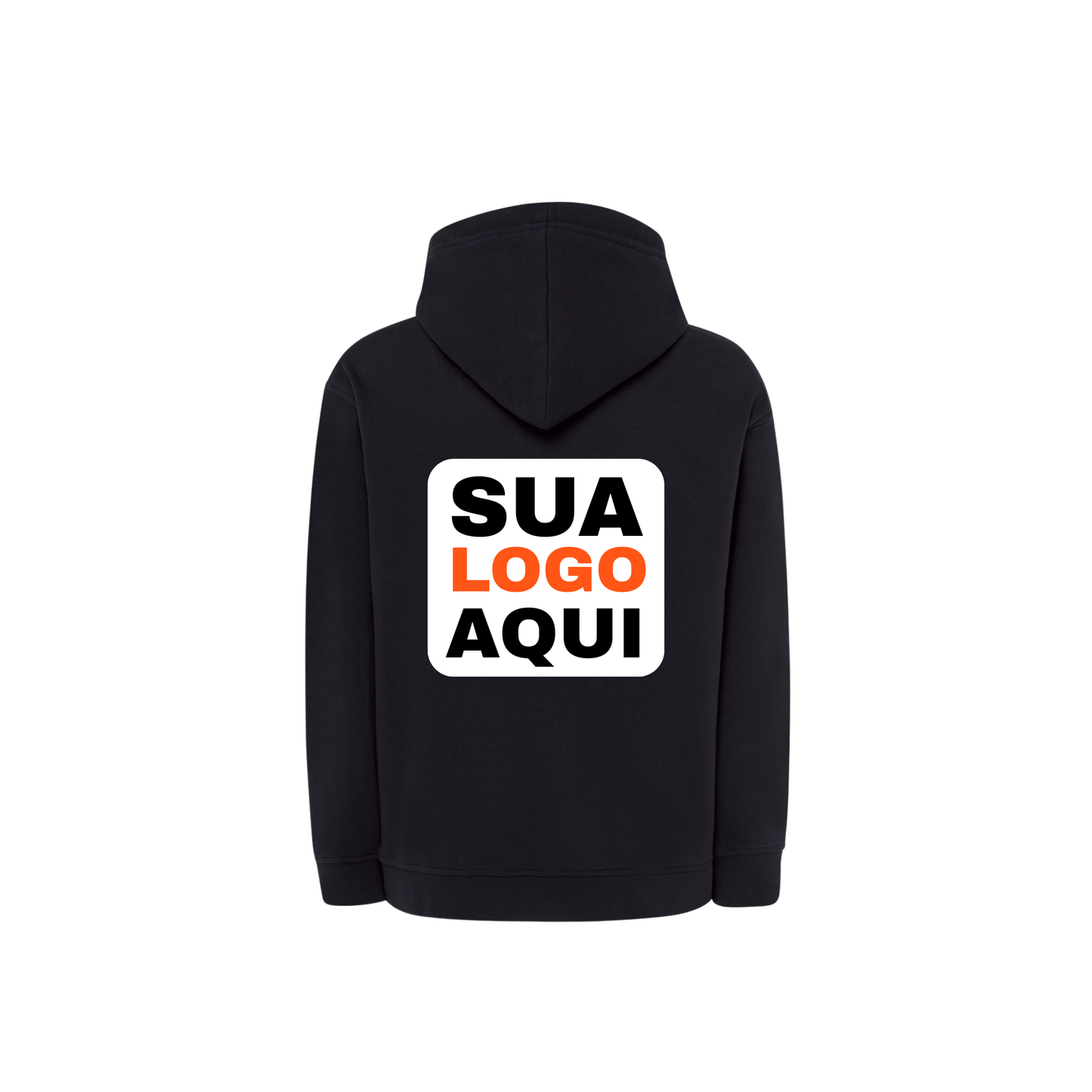 Sweartshirts Com Capuz Unissexo Estampa Costas 25x25cm