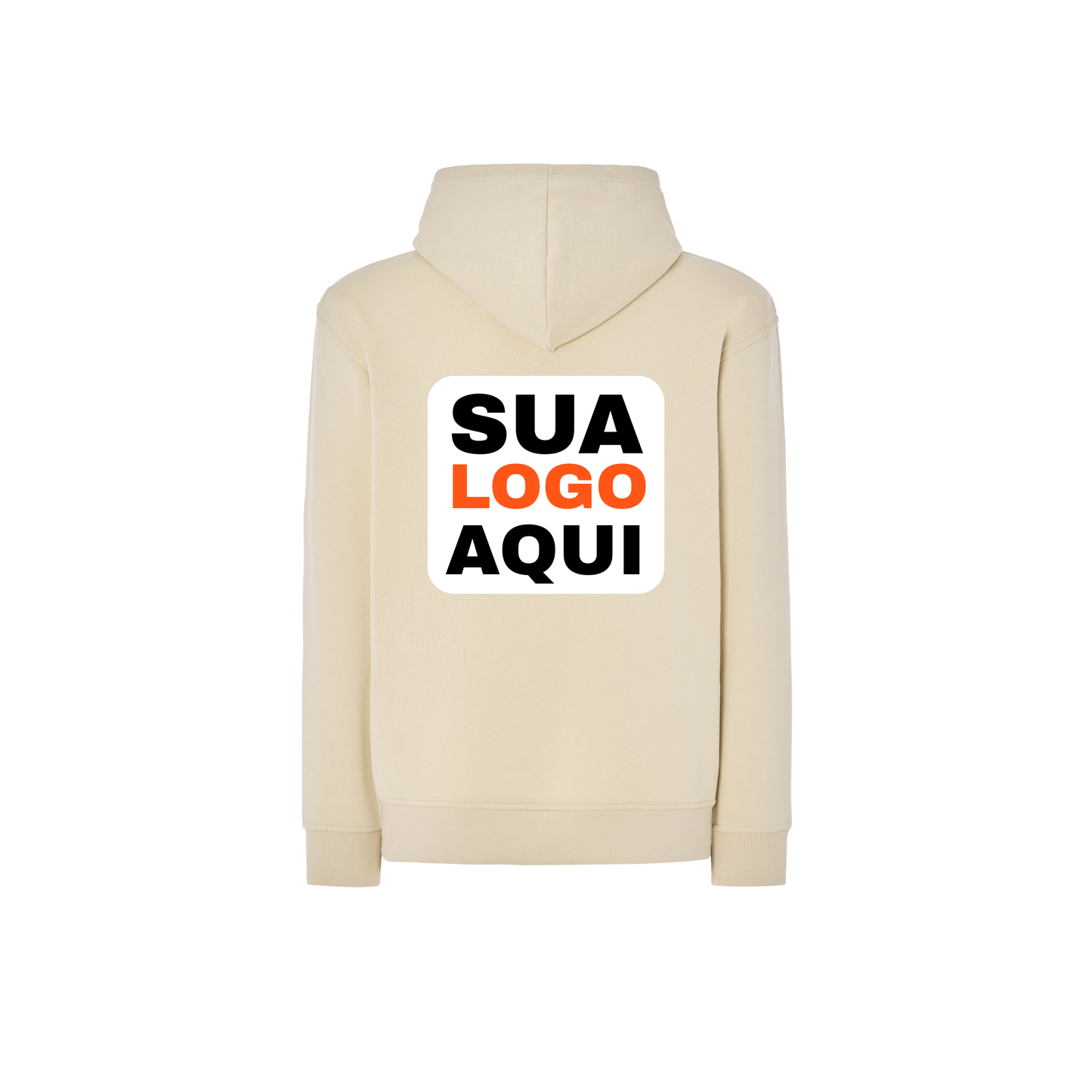 Sweartshirts Com Capuz Unissexo Estampa Costas 25x25cm