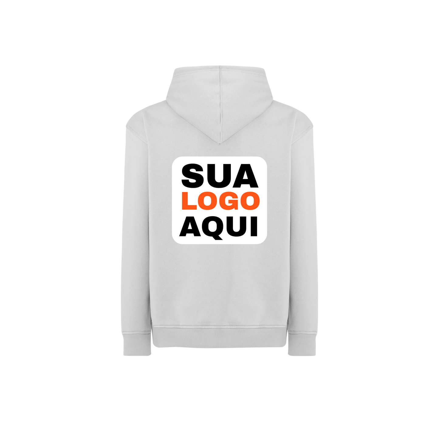 Sweartshirts Com Capuz Unissexo Estampa Costas 25x25cm