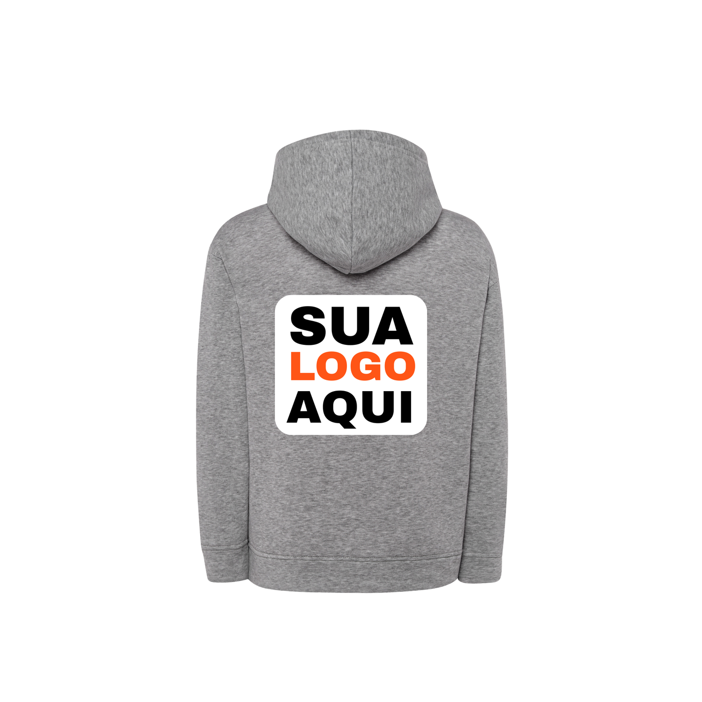 Sweartshirts Com Capuz Unissexo Estampa Costas 25x25cm