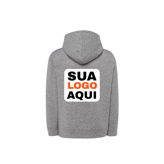 Sweartshirts Com Capuz Unissexo Estampa Costas 25x25cm