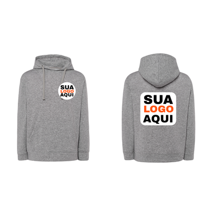 Sweartshirts Com Capuz Unissexo Estampa Frente e Costas