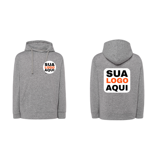 Sweartshirts Com Capuz Unissexo Estampa Frente e Costas