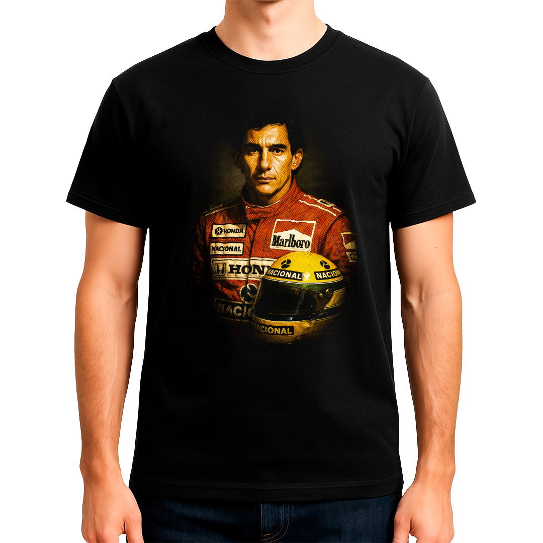 Estampa Desporto Ayrton Senna