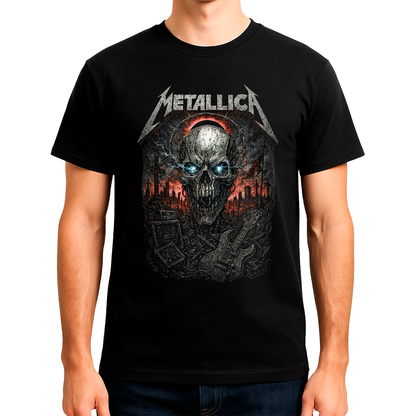 Estampa Rock Metallica