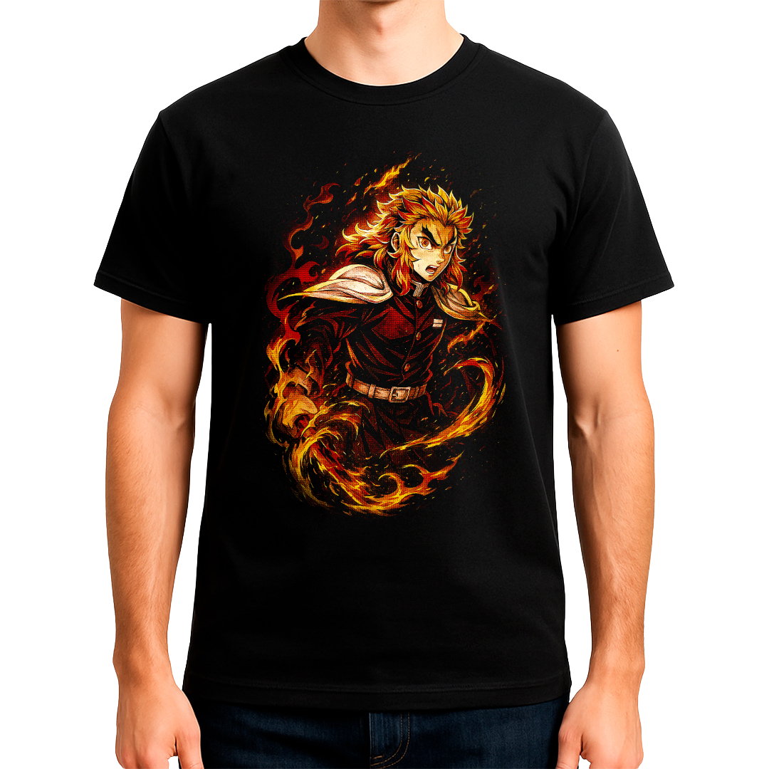 Estampa Anime Kyojuro Rengoku Demon Slayer