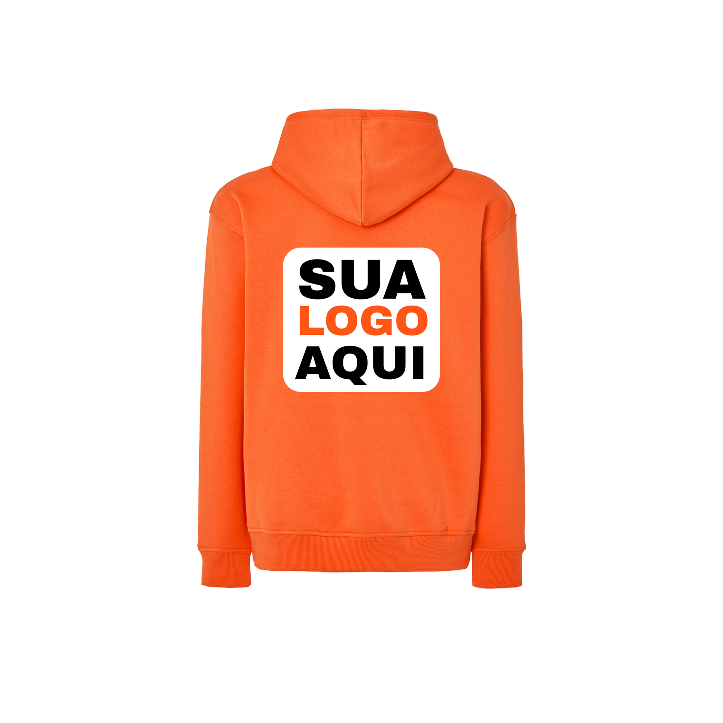 Sweartshirts Com Capuz Unissexo Estampa Costas 25x25cm